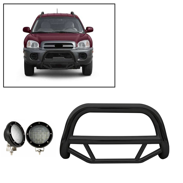Black Horse Off Road MBB-HYB6001-PLFB Black Steel No skid plate - Truck Part Superstore