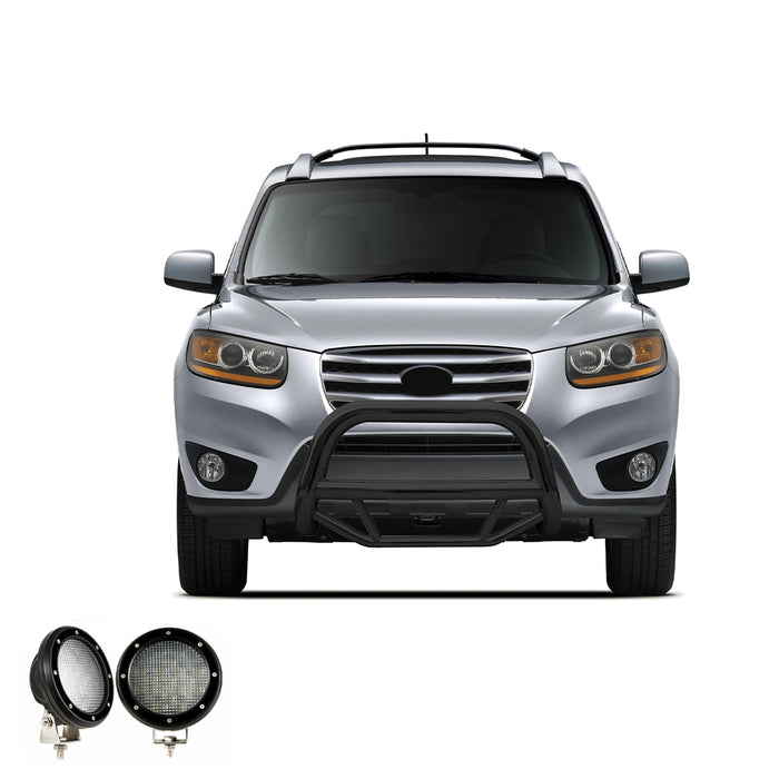 Black Horse Off Road MBB-HYB6201-PLFB Black Steel No skid plate - Truck Part Superstore