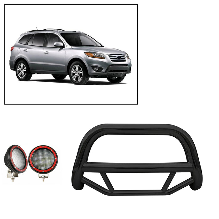 Black Horse Off Road MBB-HYB6201-PLFR Black Steel No skid plate - Truck Part Superstore