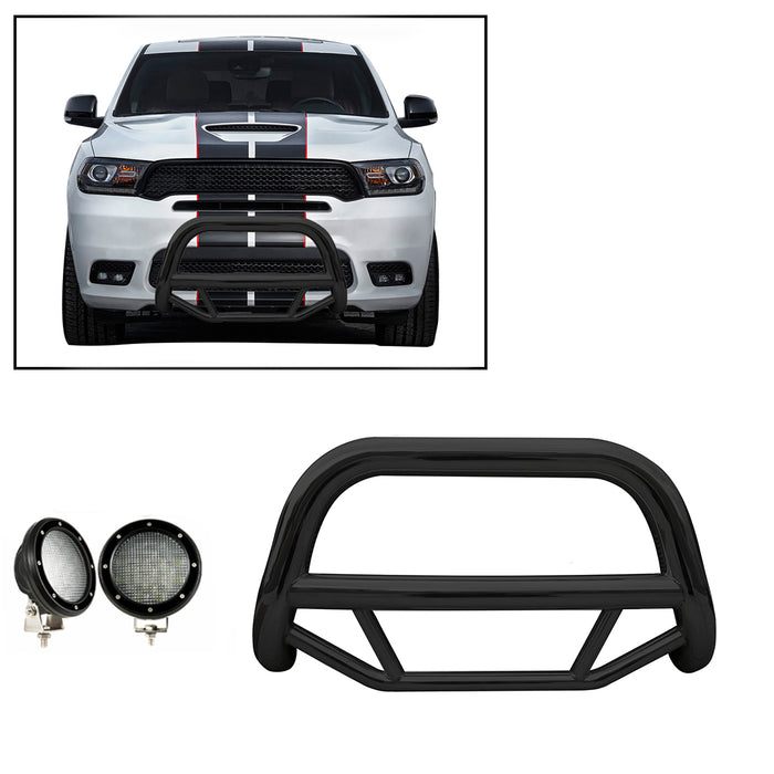 Black Horse Off Road MBB-JEB9206-PLFB Black Steel No skid plate - Truck Part Superstore