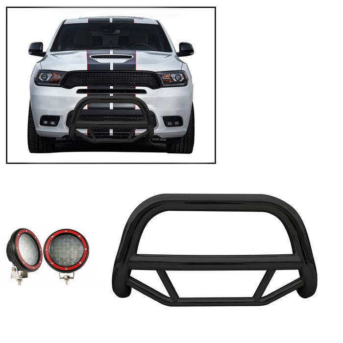 Black Horse Off Road MBB-JEB9206-PLFR Black Steel No skid plate - Truck Part Superstore