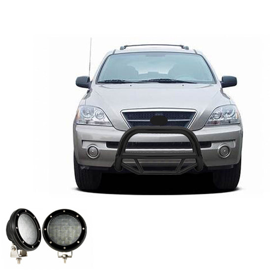 Black Horse Off Road MBB-KIB1601-PLFB Black Steel No skid plate - Truck Part Superstore