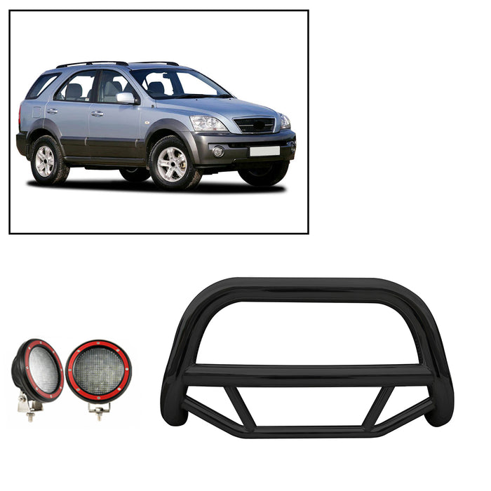 Black Horse Off Road MBB-KIB1601-PLFR Black Steel No skid plate - Truck Part Superstore