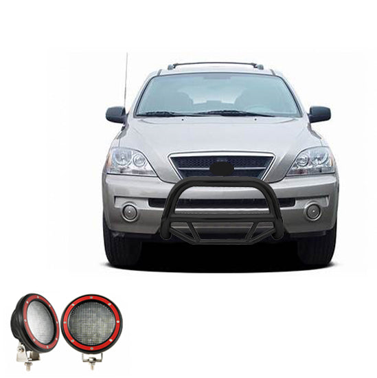 Black Horse Off Road MBB-KIB1601-PLFR Black Steel No skid plate - Truck Part Superstore