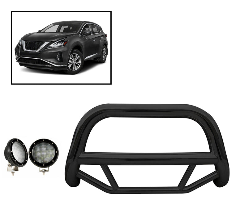 Black Horse Off Road MBB-NIA1602-PLFB Black Steel No skid plate - Truck Part Superstore