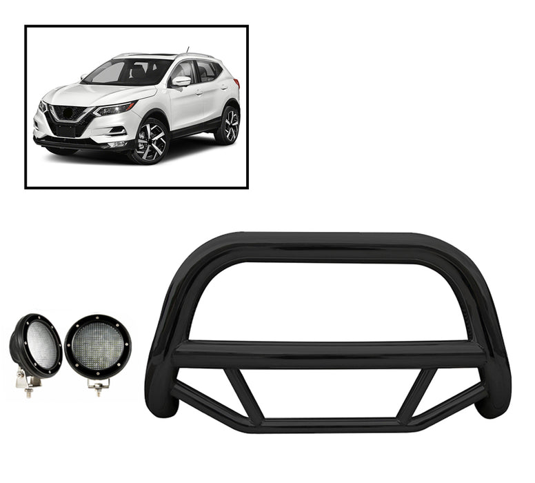 Black Horse Off Road MBB-NIA1702-PLFB Black Steel No skid plate - Truck Part Superstore