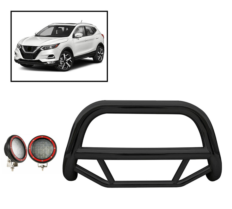 Black Horse Off Road MBB-NIA1702-PLFR Black Steel No skid plate - Truck Part Superstore