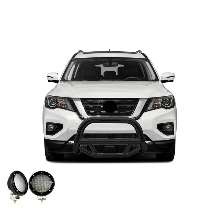 Black Horse Off Road MBB-NIA1802-PLFB Black Steel No skid plate - Truck Part Superstore