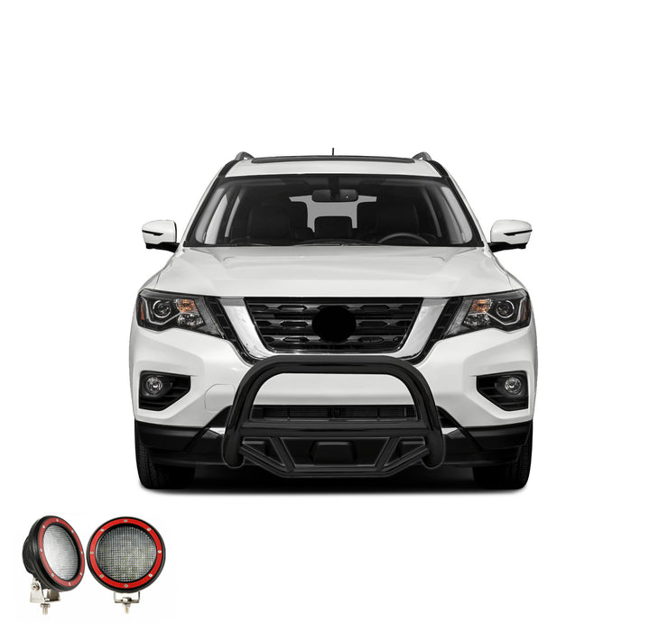 Black Horse Off Road MBB-NIA1802-PLFR Black Steel No skid plate - Truck Part Superstore