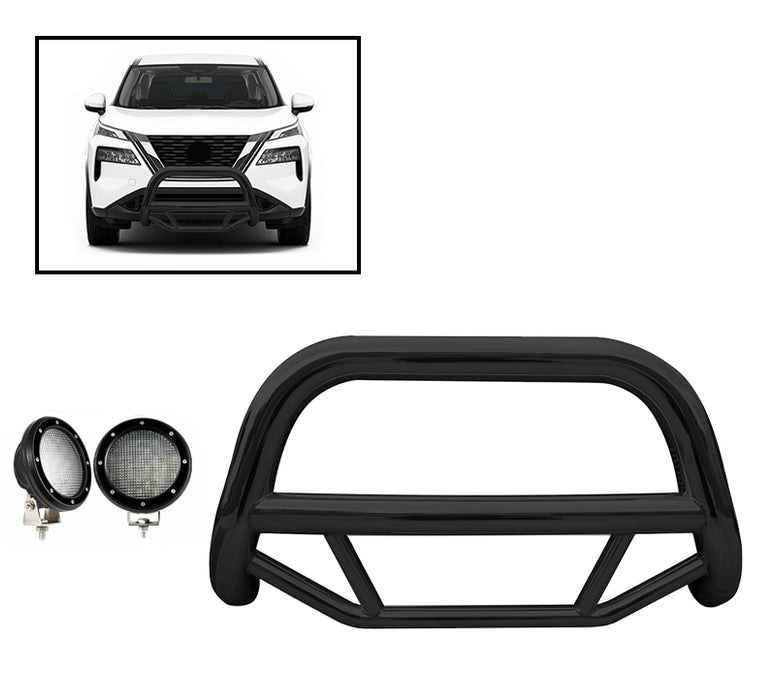 Black Horse Off Road MBB-NIA902-PLFB Black Steel No skid plate - Truck Part Superstore