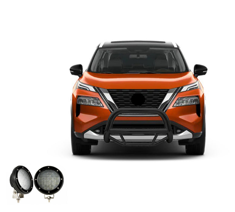 Black Horse Off Road MBB-NIA902-PLFB Black Steel No skid plate - Truck Part Superstore