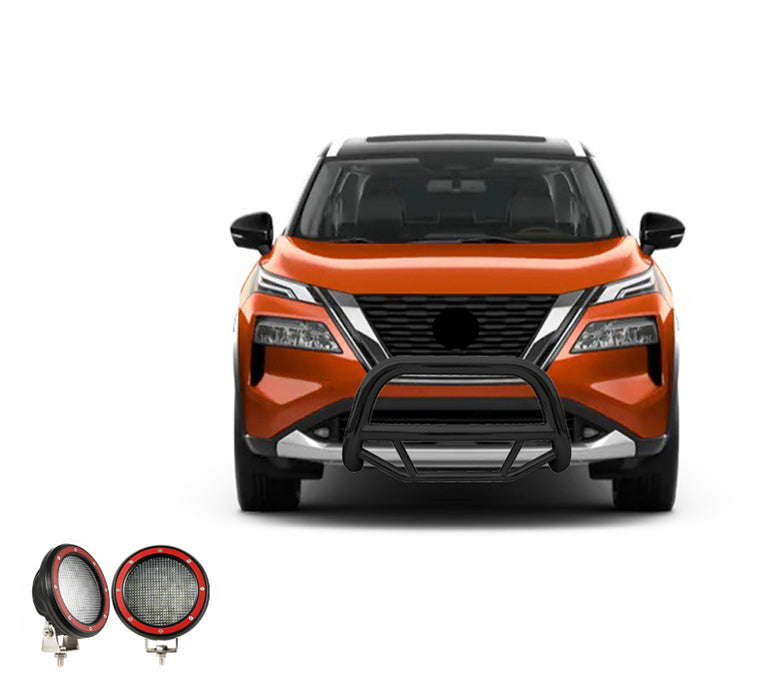 Black Horse Off Road MBB-NIA902-PLFR Black Steel No skid plate - Truck Part Superstore
