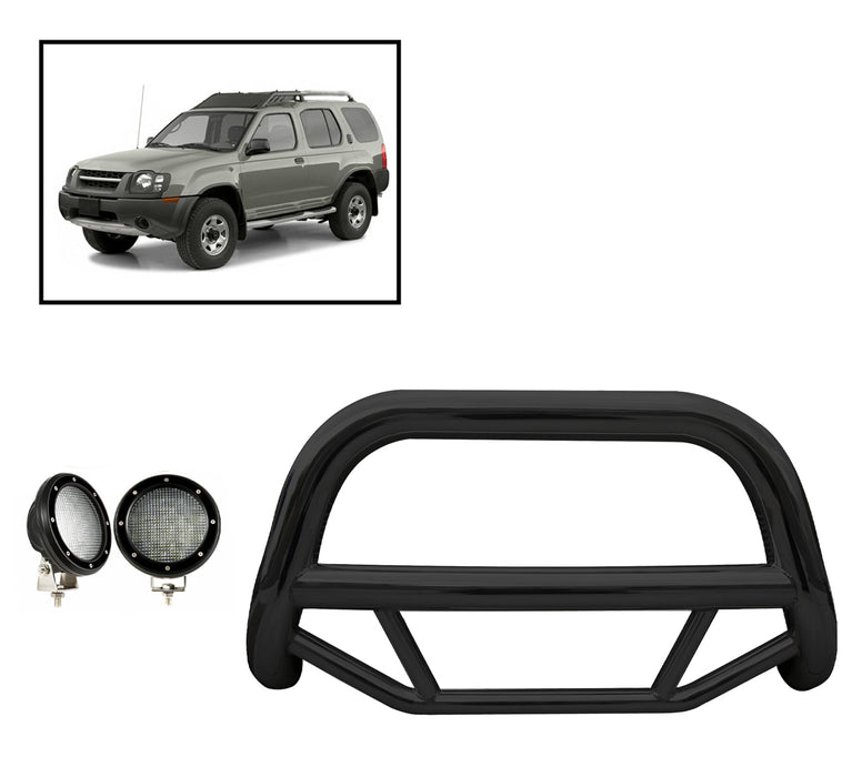 Black Horse Off Road MBB-NIB1401-PLFB Black Steel No skid plate - Truck Part Superstore