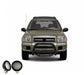Black Horse Off Road MBB-NIB4201-PLFB Black Steel No skid plate - Truck Part Superstore