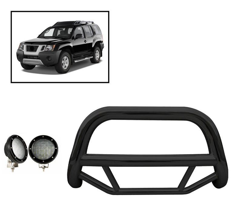 Black Horse Off Road MBB-NIC6005-PLFB Black Steel No skid plate - Truck Part Superstore