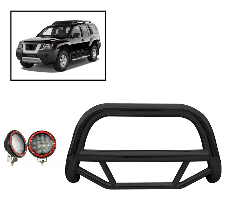 Black Horse Off Road MBB-NIC6005-PLFR Black Steel No skid plate - Truck Part Superstore