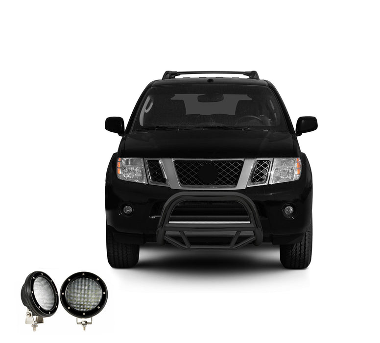 Black Horse Off Road MBB-NIC6105-PLFB Black Steel No skid plate - Truck Part Superstore