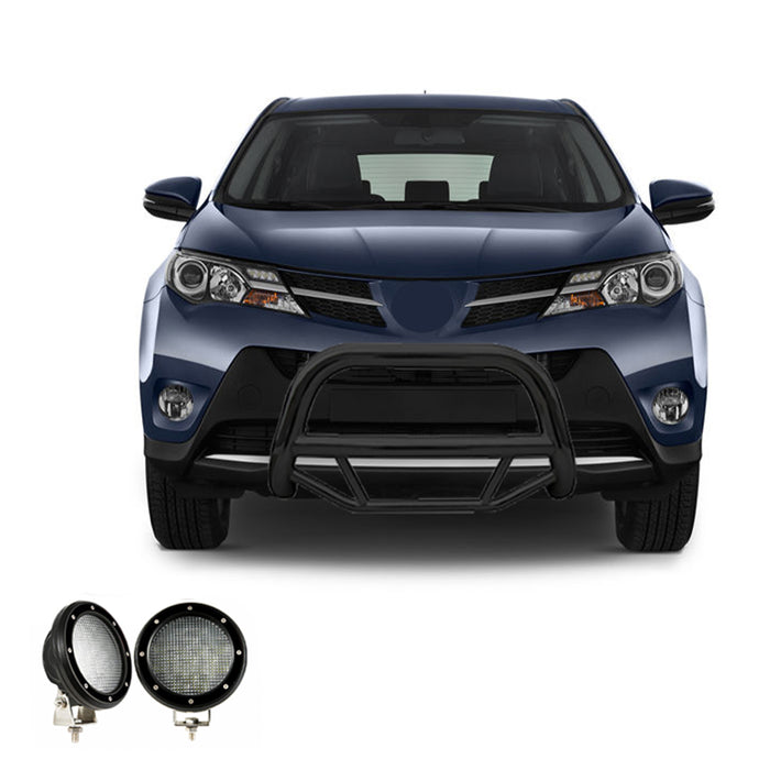 Black Horse Off Road MBB-TOB4401-PLFB Black Steel No skid plate - Truck Part Superstore