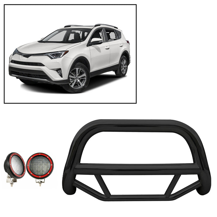 Black Horse Off Road MBB-TOB4401-PLFR Black Steel No skid plate - Truck Part Superstore