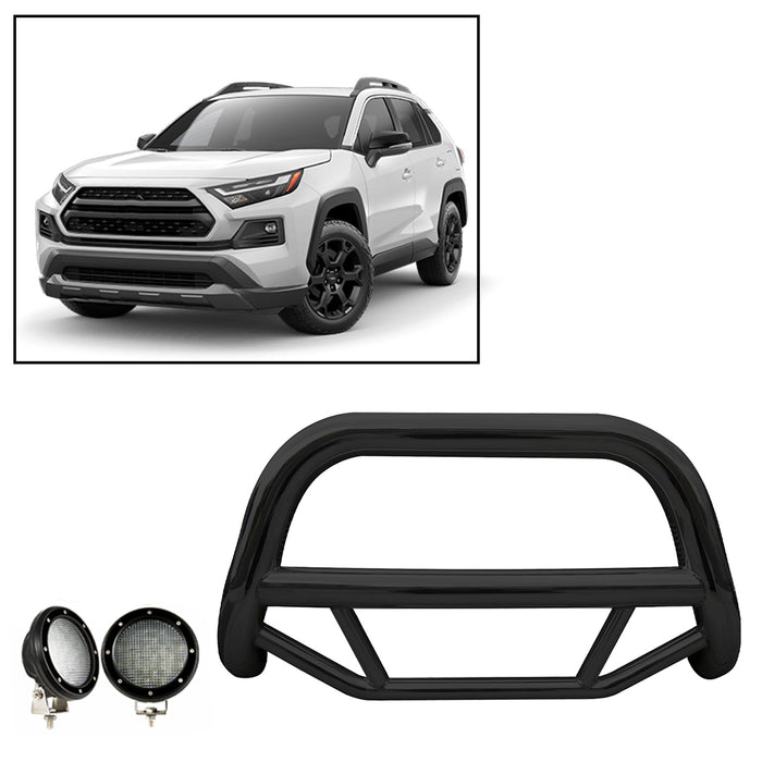 Black Horse Off Road MBB-TOB4802-PLFB Black Steel No skid plate - Truck Part Superstore