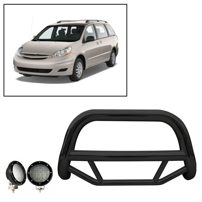 Black Horse Off Road MBB-TOB4901-PLFB Black Steel No skid plate - Truck Part Superstore