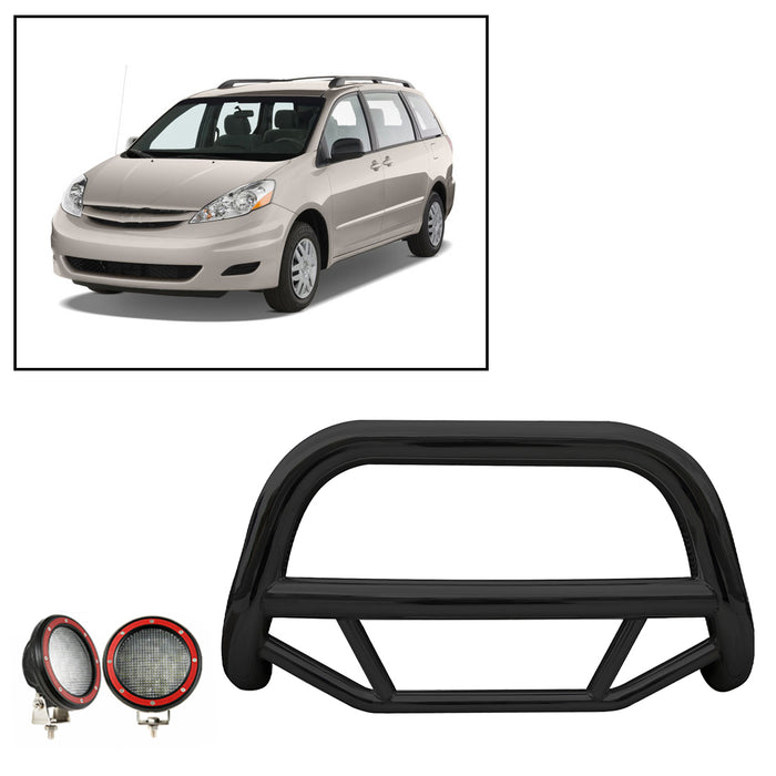 Black Horse Off Road MBB-TOB4901-PLFR Black Steel No skid plate - Truck Part Superstore