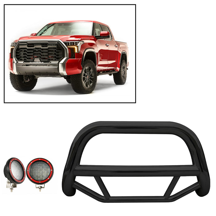 Black Horse Off Road MBB-TOD1009-PLFR Black Steel No skid plate - Truck Part Superstore