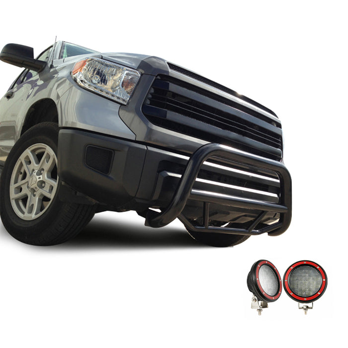 Black Horse Off Road MBB-TOD1009-PLFR Black Steel No skid plate - Truck Part Superstore