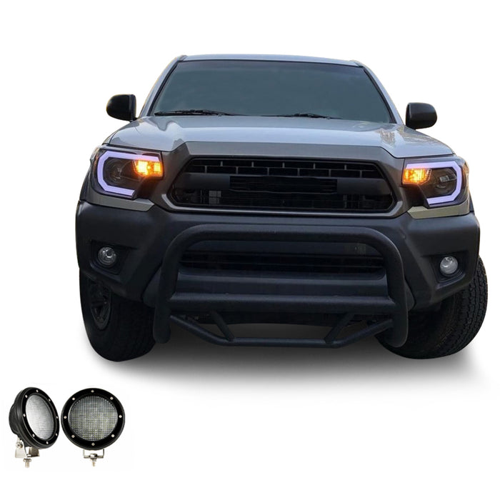 Black Horse Off Road MBB-TOD1109-PLFB Black Steel No skid plate - Truck Part Superstore