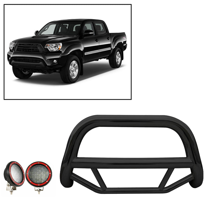 Black Horse Off Road MBB-TOD1109-PLFR Black Steel No skid plate - Truck Part Superstore