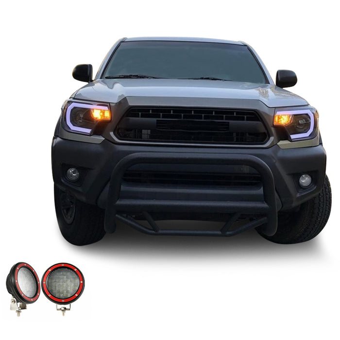 Black Horse Off Road MBB-TOD1109-PLFR Black Steel No skid plate - Truck Part Superstore