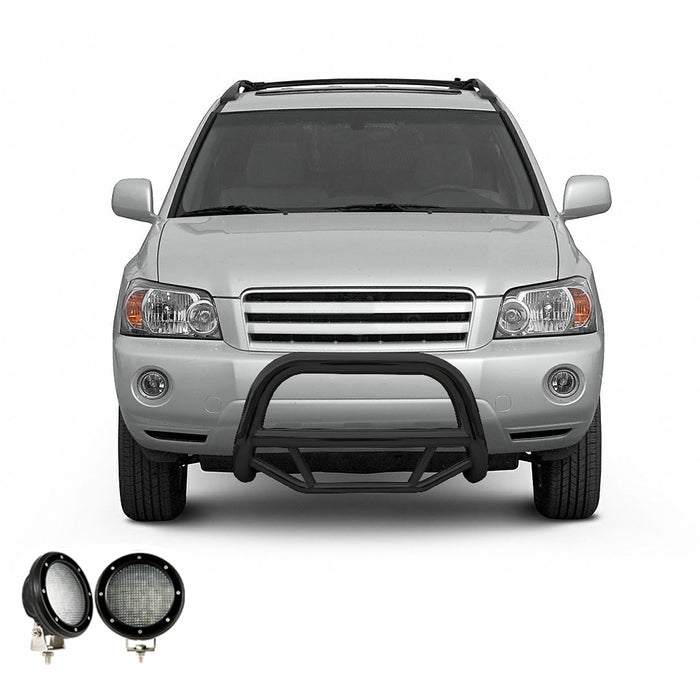 Black Horse Off Road MBB-TOF5007-PLFB Black Steel No skid plate - Truck Part Superstore