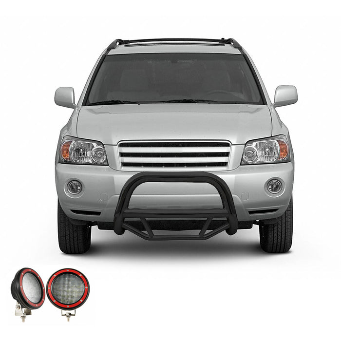 Black Horse Off Road MBB-TOF5007-PLFR Black Steel No skid plate - Truck Part Superstore