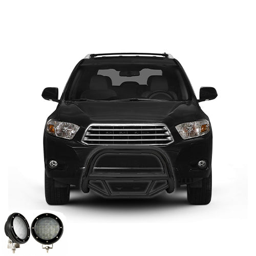 Black Horse Off Road MBB-TOF5107-PLFB Black Steel No skid plate - Truck Part Superstore