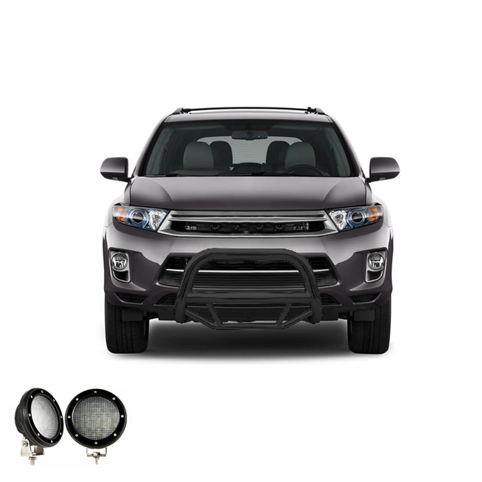 Black Horse Off Road MBB-TOF5207-PLFB Black Steel No skid plate - Truck Part Superstore