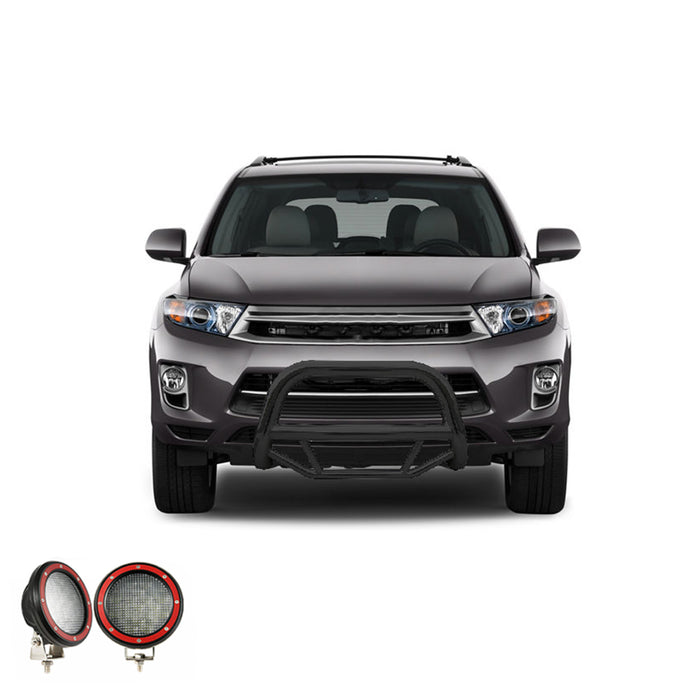 Black Horse Off Road MBB-TOF5207-PLFR Black Steel No skid plate - Truck Part Superstore