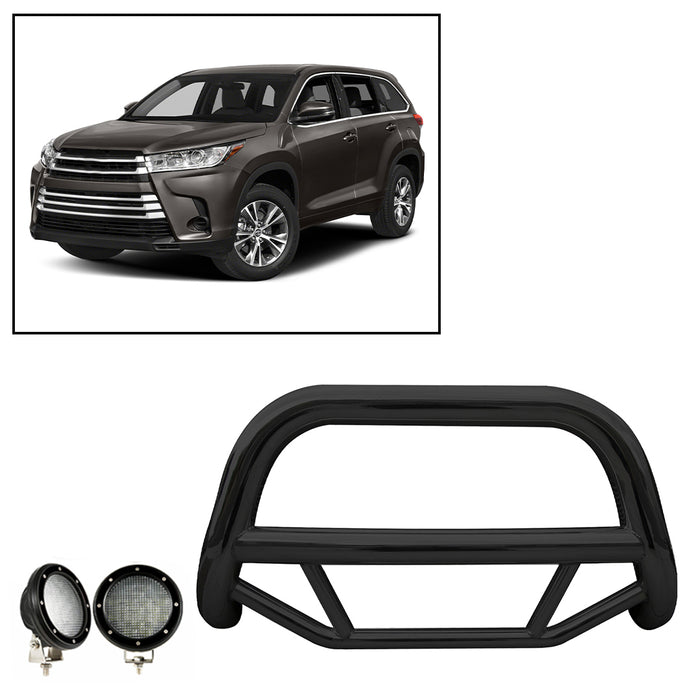 Black Horse Off Road MBB-TOF5307-PLFB Black Steel No skid plate - Truck Part Superstore
