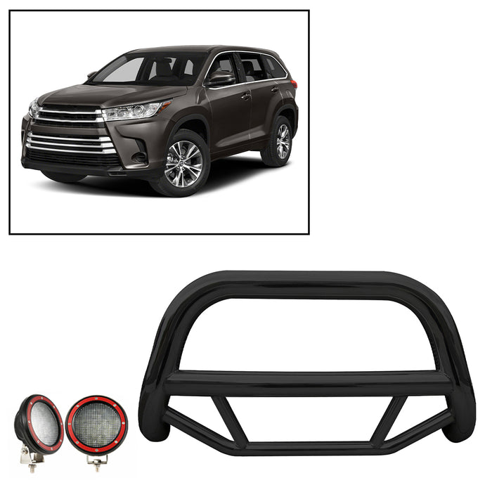 Black Horse Off Road MBB-TOF5307-PLFR Black Steel No skid plate - Truck Part Superstore