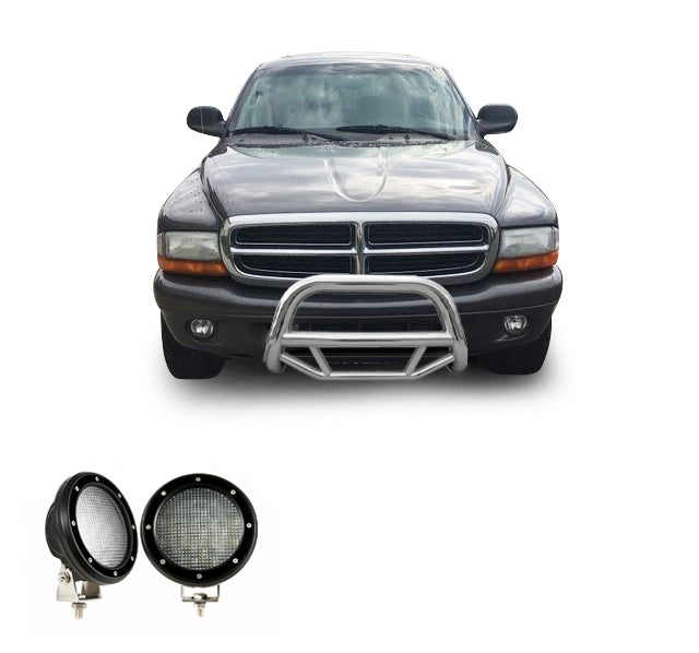 Black Horse Off Road MBS-DOB2001-PLFB Stainless Steel Stainless Steel No skid plate - Truck Part Superstore