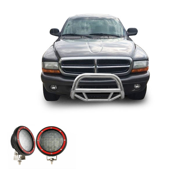 Black Horse Off Road MBS-DOB2001-PLFR Stainless Steel Stainless Steel No skid plate - Truck Part Superstore