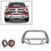 Black Horse Off Road MBS-DOE1011-PLFR Stainless Steel Stainless Steel No skid plate - Truck Part Superstore