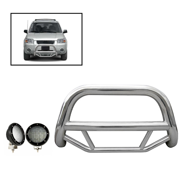 Black Horse Off Road MBS-FOB3001-PLFB Stainless Steel Stainless Steel No skid plate - Truck Part Superstore