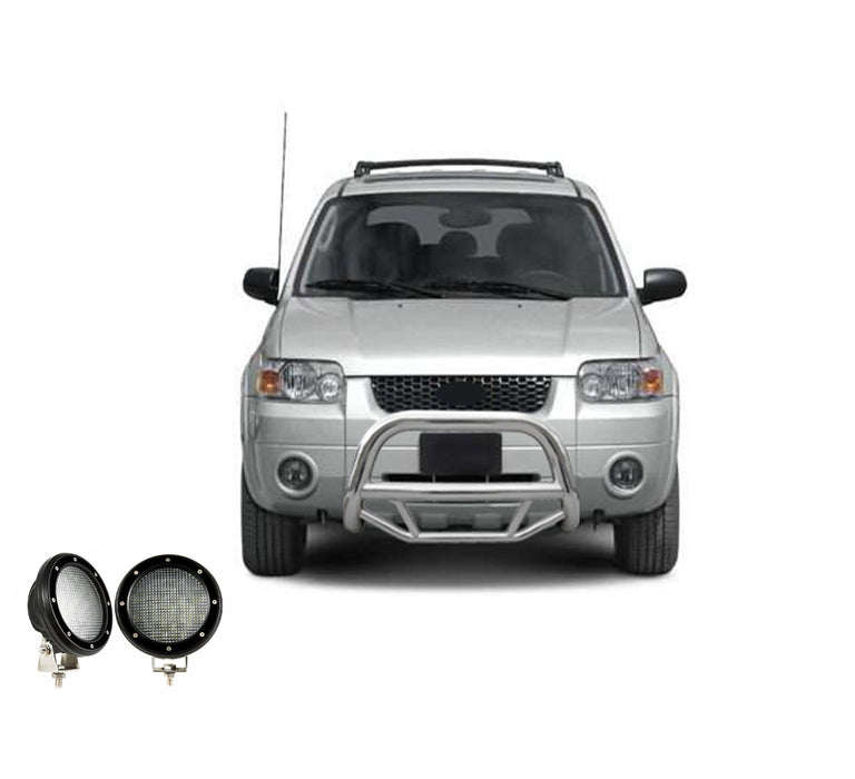Black Horse Off Road MBS-FOB3001-PLFB Stainless Steel Stainless Steel No skid plate - Truck Part Superstore