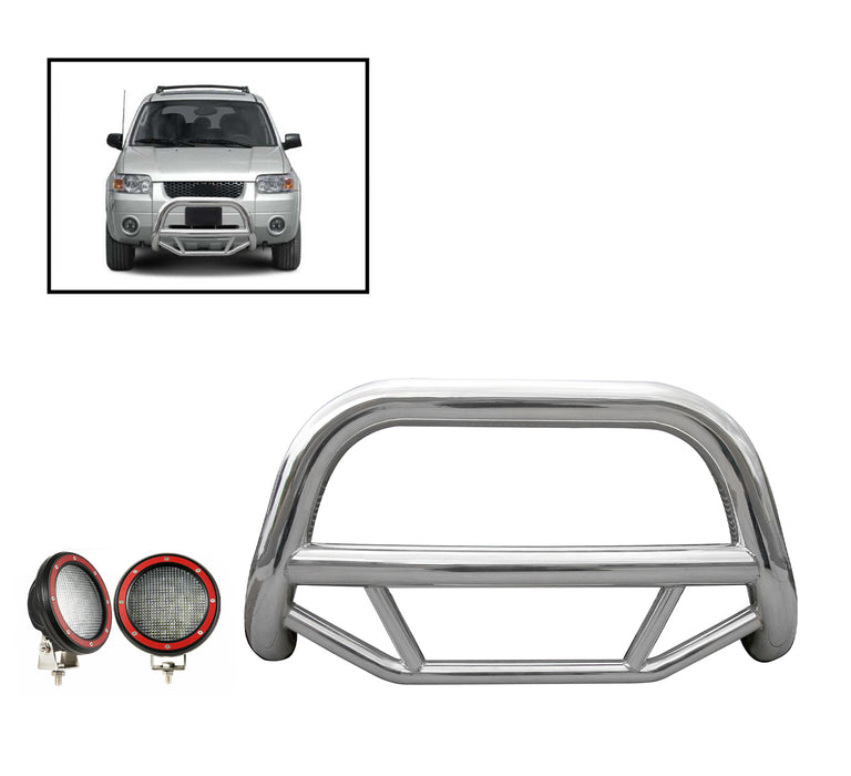 Black Horse Off Road MBS-FOB3001-PLFR Stainless Steel Stainless Steel No skid plate - Truck Part Superstore