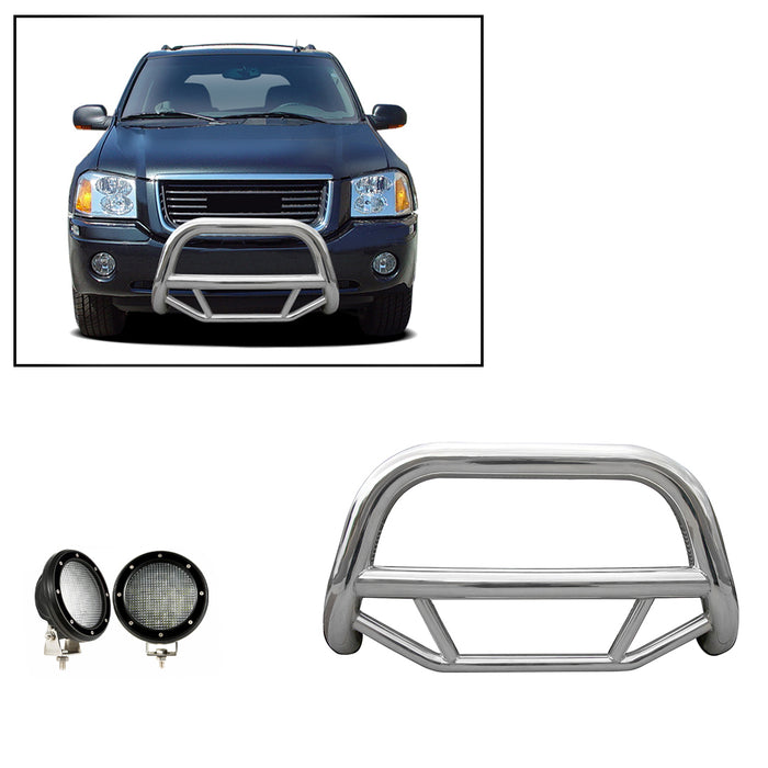 Black Horse Off Road MBS-GMC3005-PLFB Stainless Steel Stainless Steel No skid plate - Truck Part Superstore