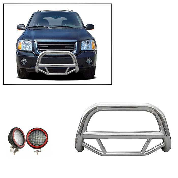 Black Horse Off Road MBS-GMC3005-PLFR Stainless Steel Stainless Steel No skid plate - Truck Part Superstore