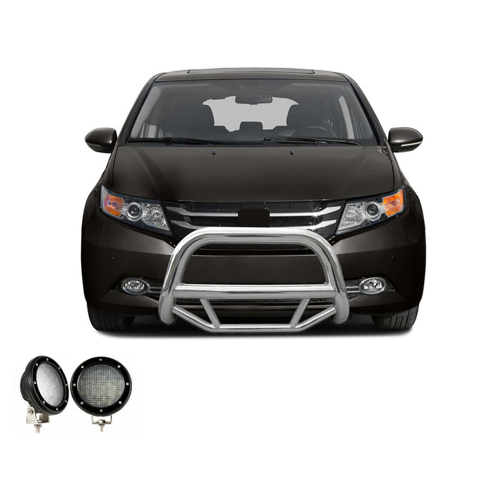 Black Horse Off Road MBS-HOB3101-PLFB Stainless Steel Stainless Steel No skid plate - Truck Part Superstore