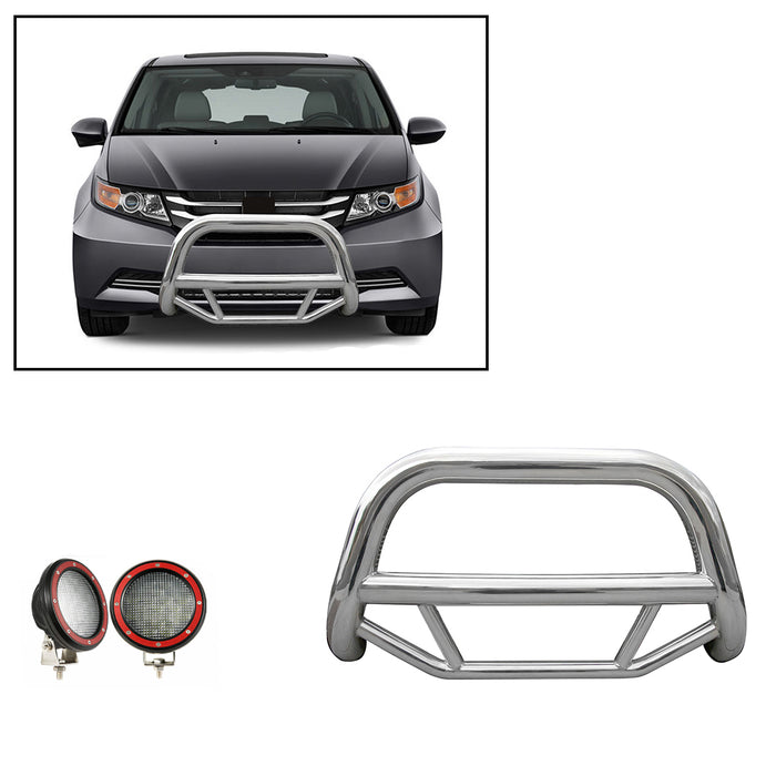 Black Horse Off Road MBS-HOB3101-PLFR Stainless Steel Stainless Steel No skid plate - Truck Part Superstore