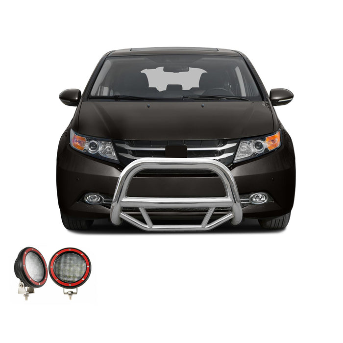 Black Horse Off Road MBS-HOB3101-PLFR Stainless Steel Stainless Steel No skid plate - Truck Part Superstore