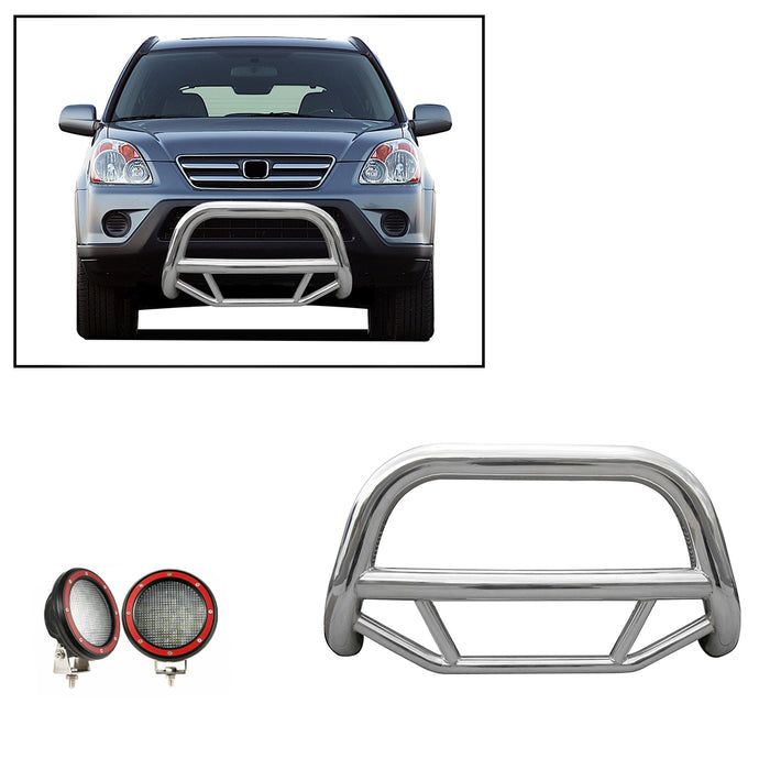 Black Horse Off Road MBS-HOB3301-PLFR Stainless Steel Stainless Steel No skid plate - Truck Part Superstore
